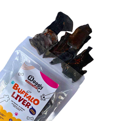Dehydrated Buffalo Liver - All Natural Treat for Dogs